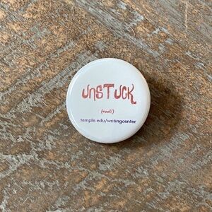 "Unstuck" Round Button Pin